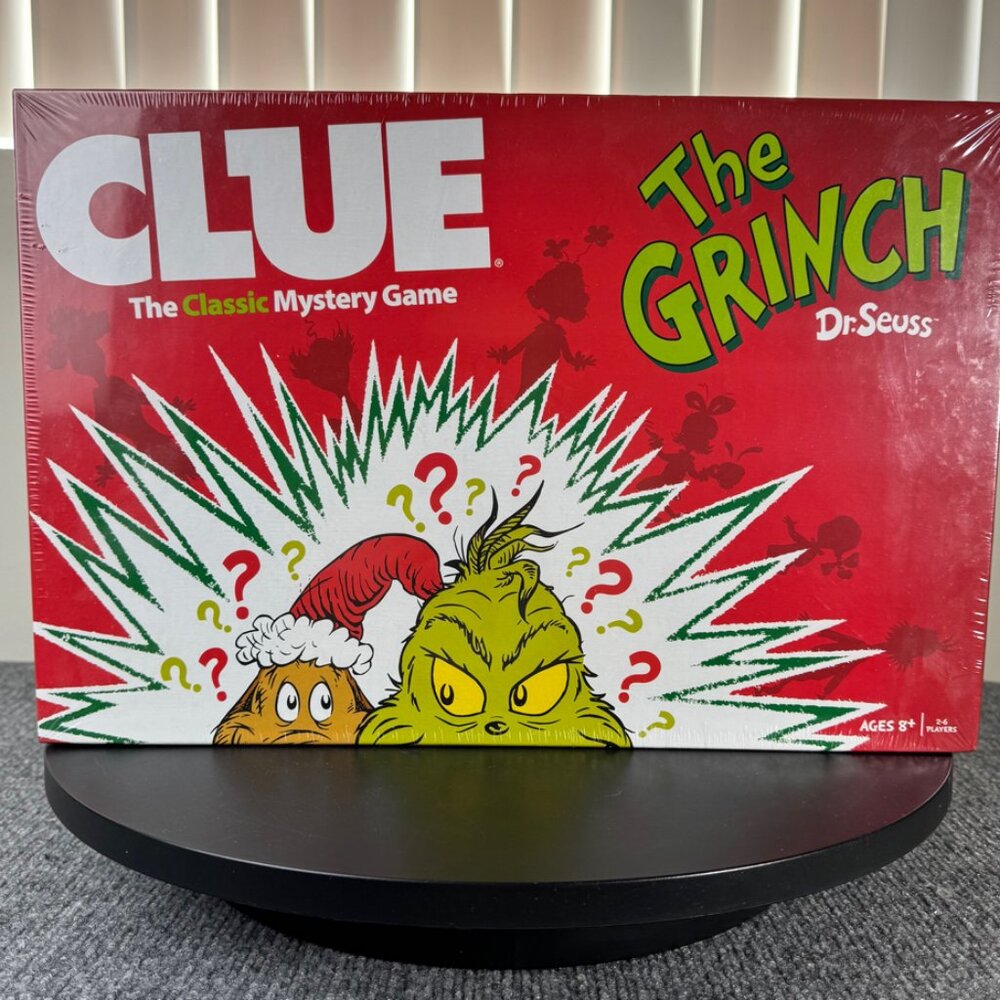 Clue Dr. Seuss How The Grinch Stole Christmas Edition Mystery Board Game